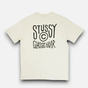 Stssy Cream Classic Gear T-shirt