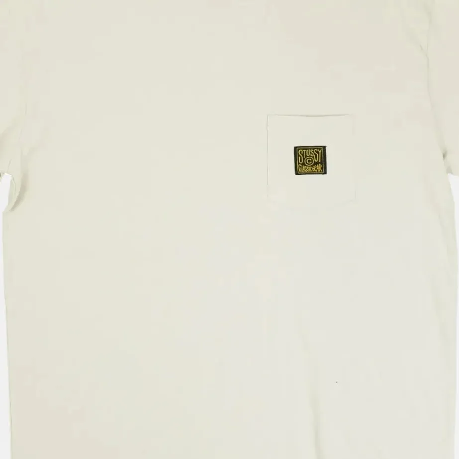 Stssy Cream Classic Gear T-shirt
