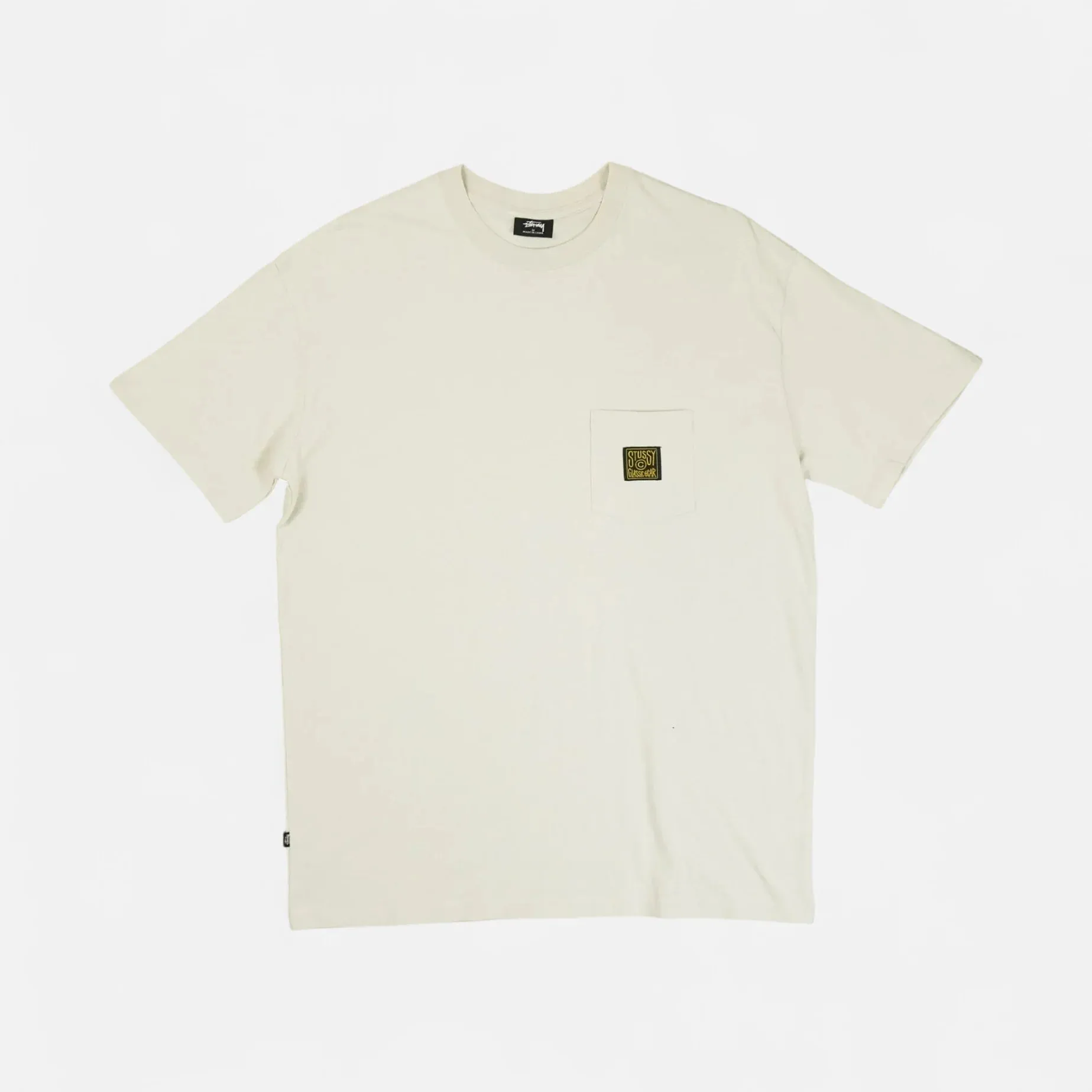 Stssy Cream Classic Gear T-shirt