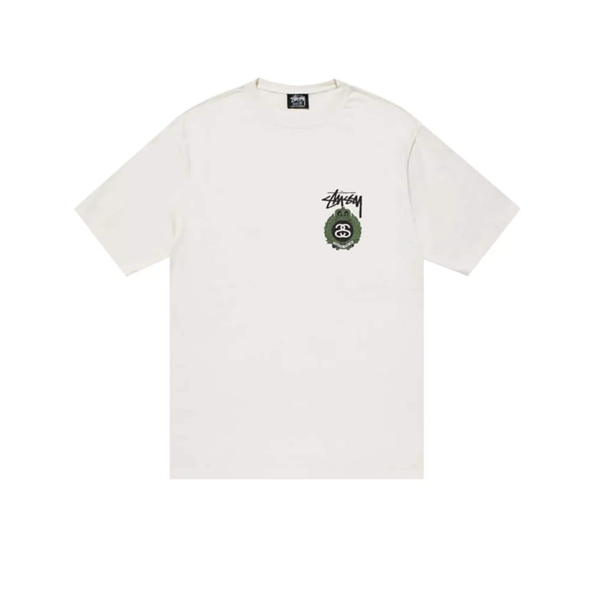 Stssy Crown Wreath Pigment T-shirt White
