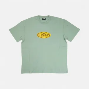 Stssy Designs Green And Yellow T-Shirt
