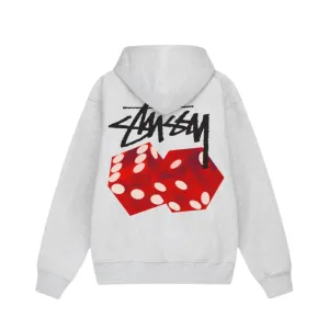 Stssy Diced Out Hoodie Grey