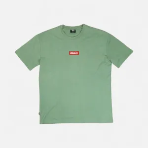 Stssy Embroidered Spellout Green T-shirt