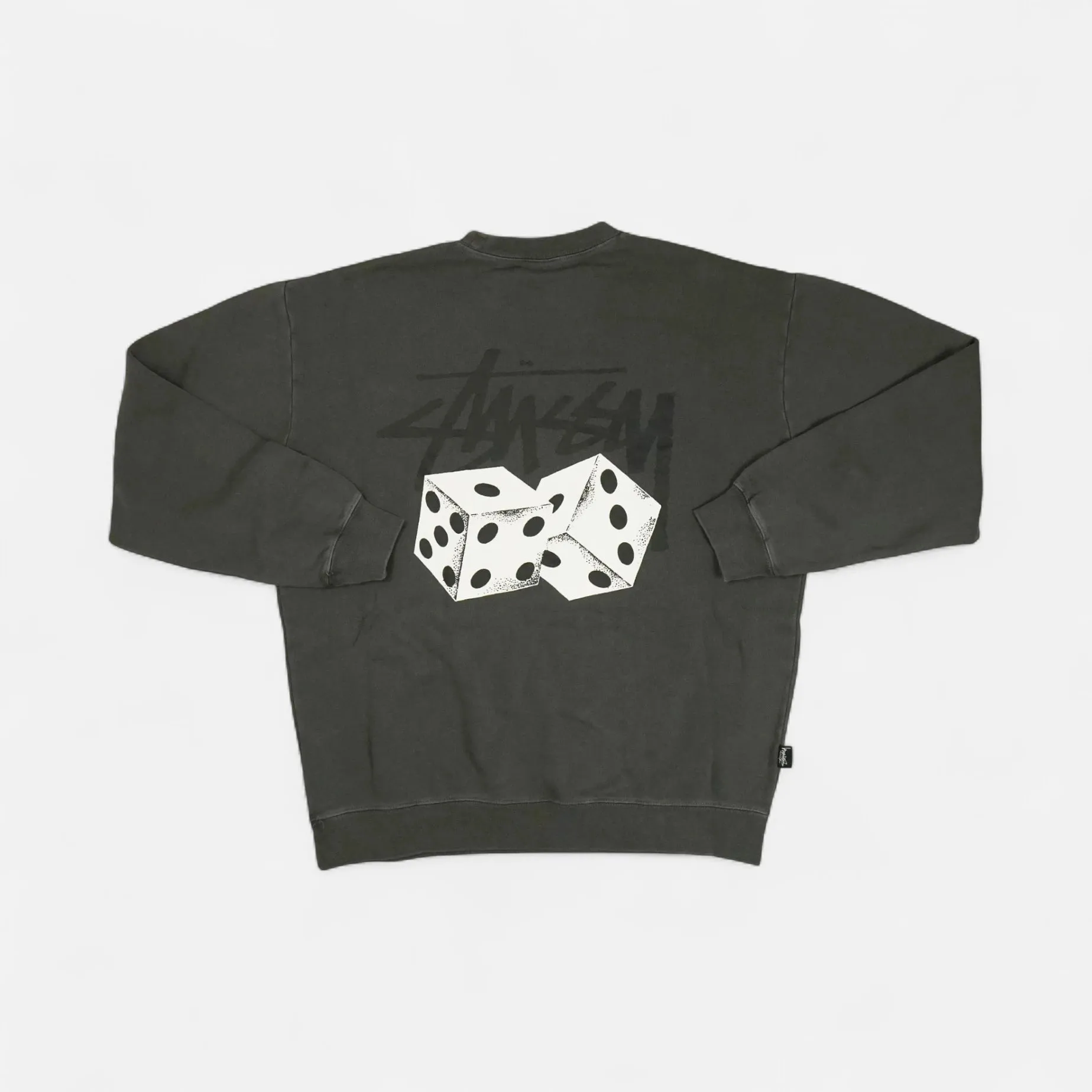 Stssy Grey Hanging Dice Sweatshirt