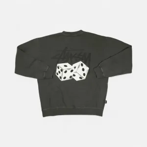 Stssy Grey Hanging Dice Sweatshirt