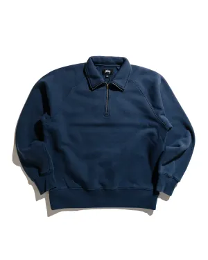 Stssy Relaxed Half Zip Navy