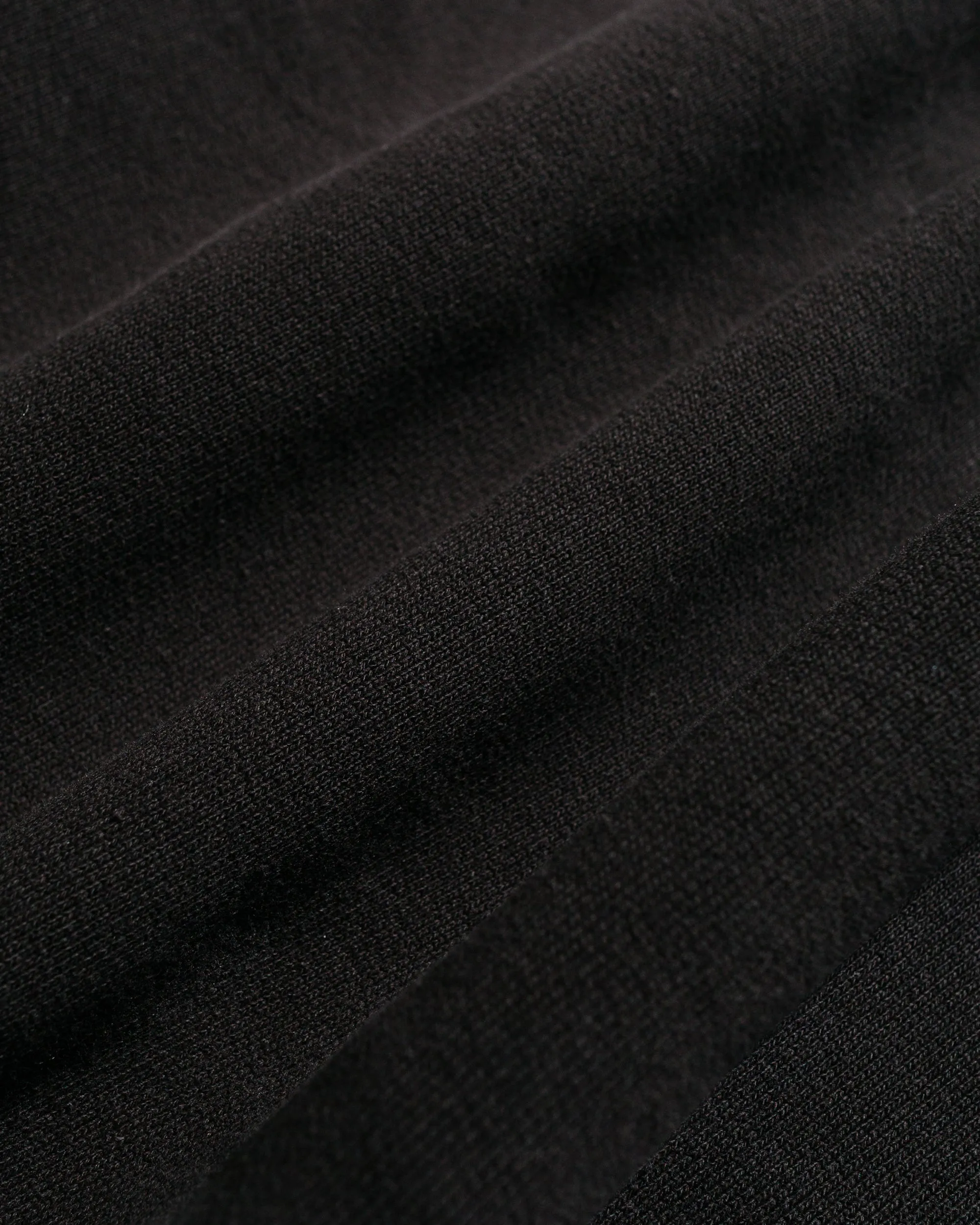 Stssy Relaxed Half Zip Washed Black