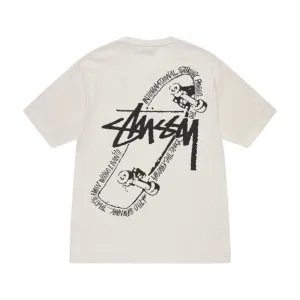 Stssy Skate Posse Pigment Dyed T-shirt Natural