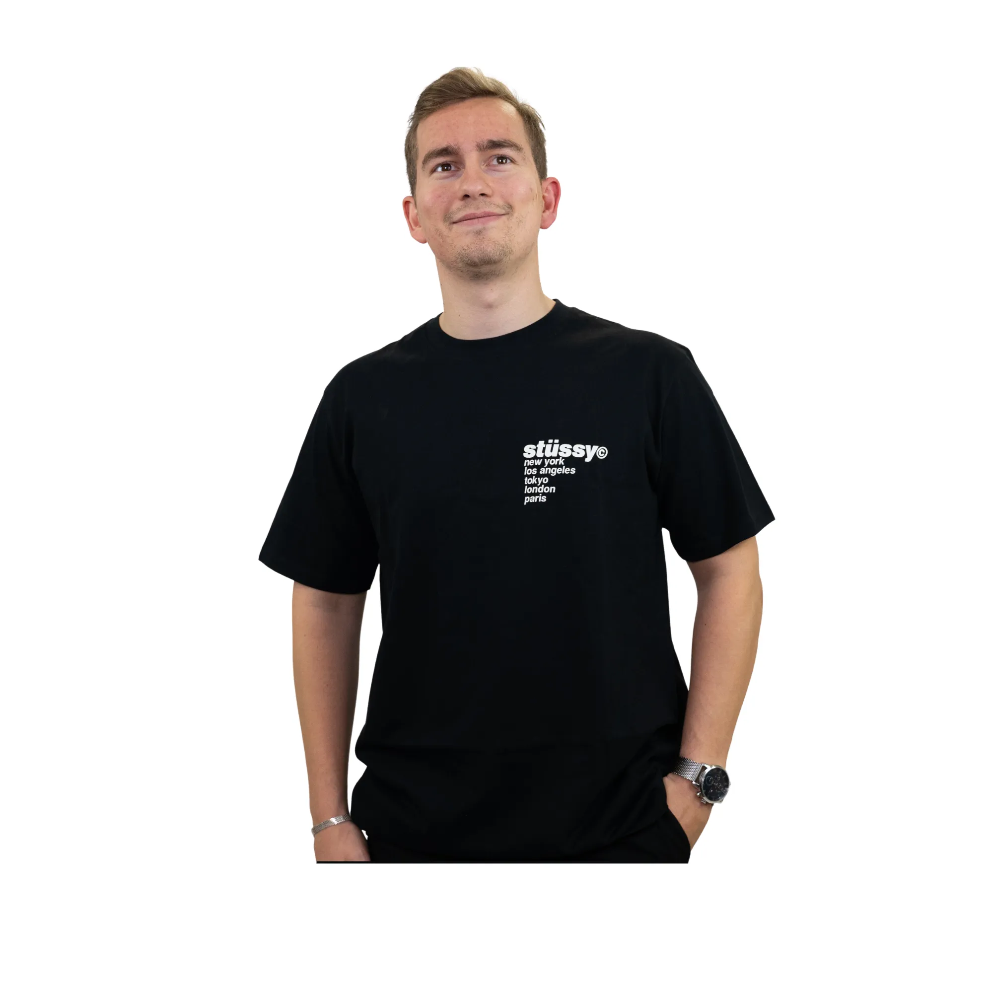 Stssy Strawberry T-shirt Black