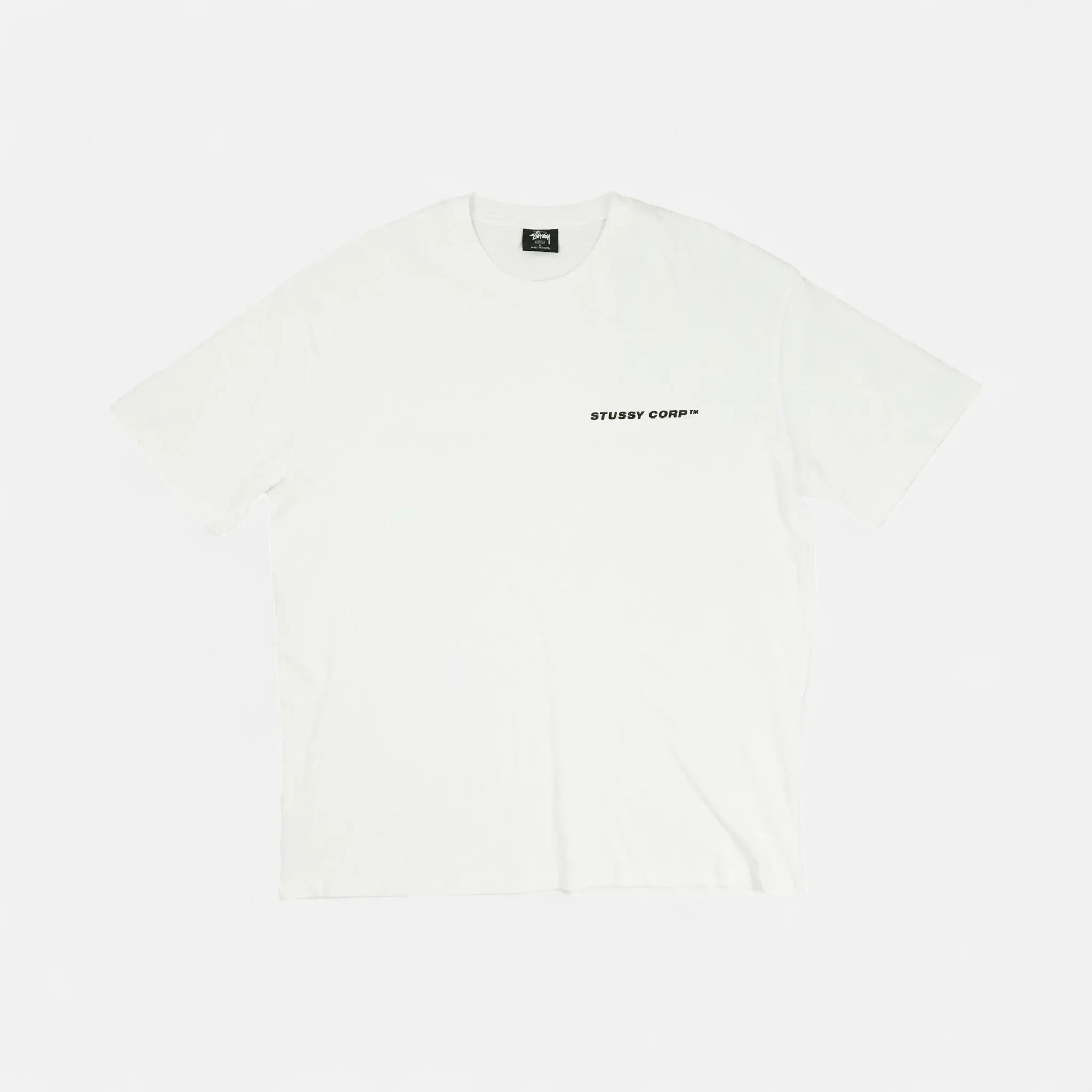 Stssy White Corp T-shirt