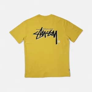 Stssy Yellow Spellout T-Shirt
