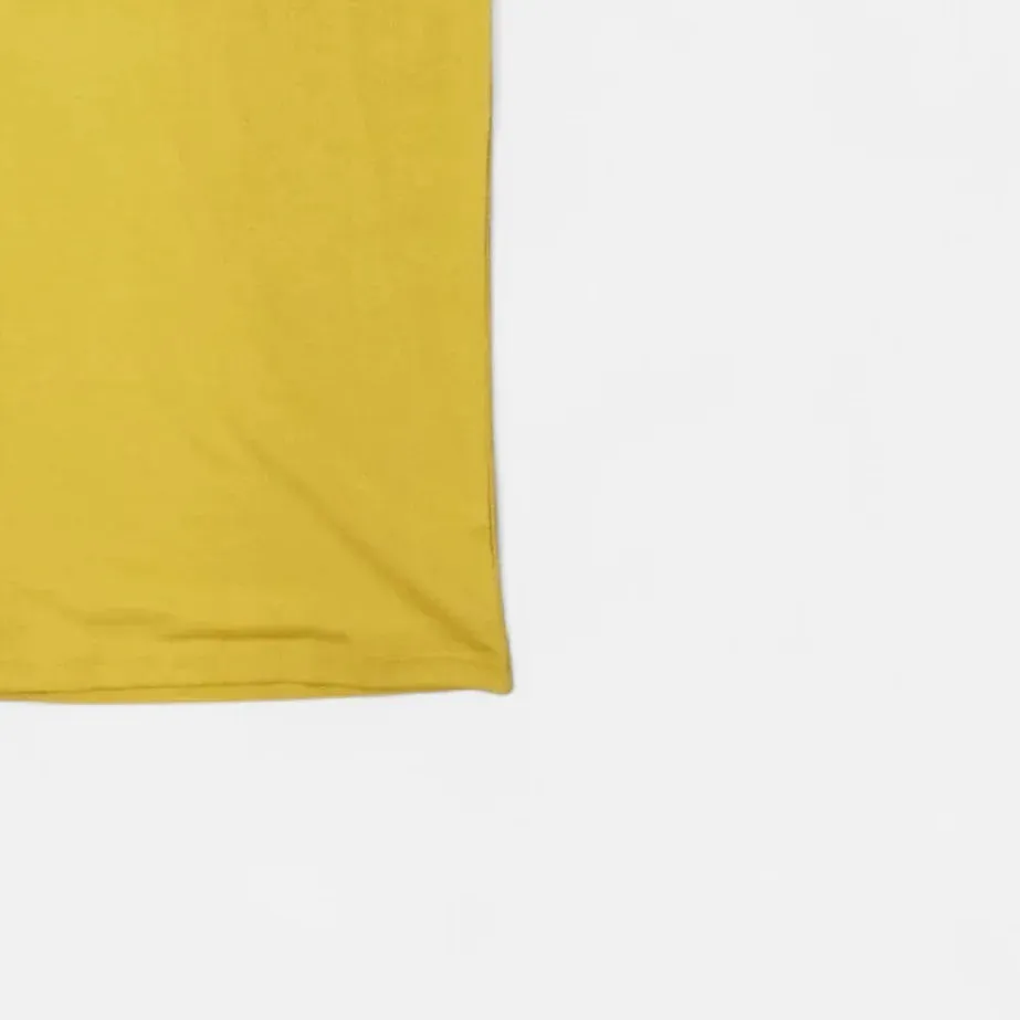 Stssy Yellow Spellout T-Shirt