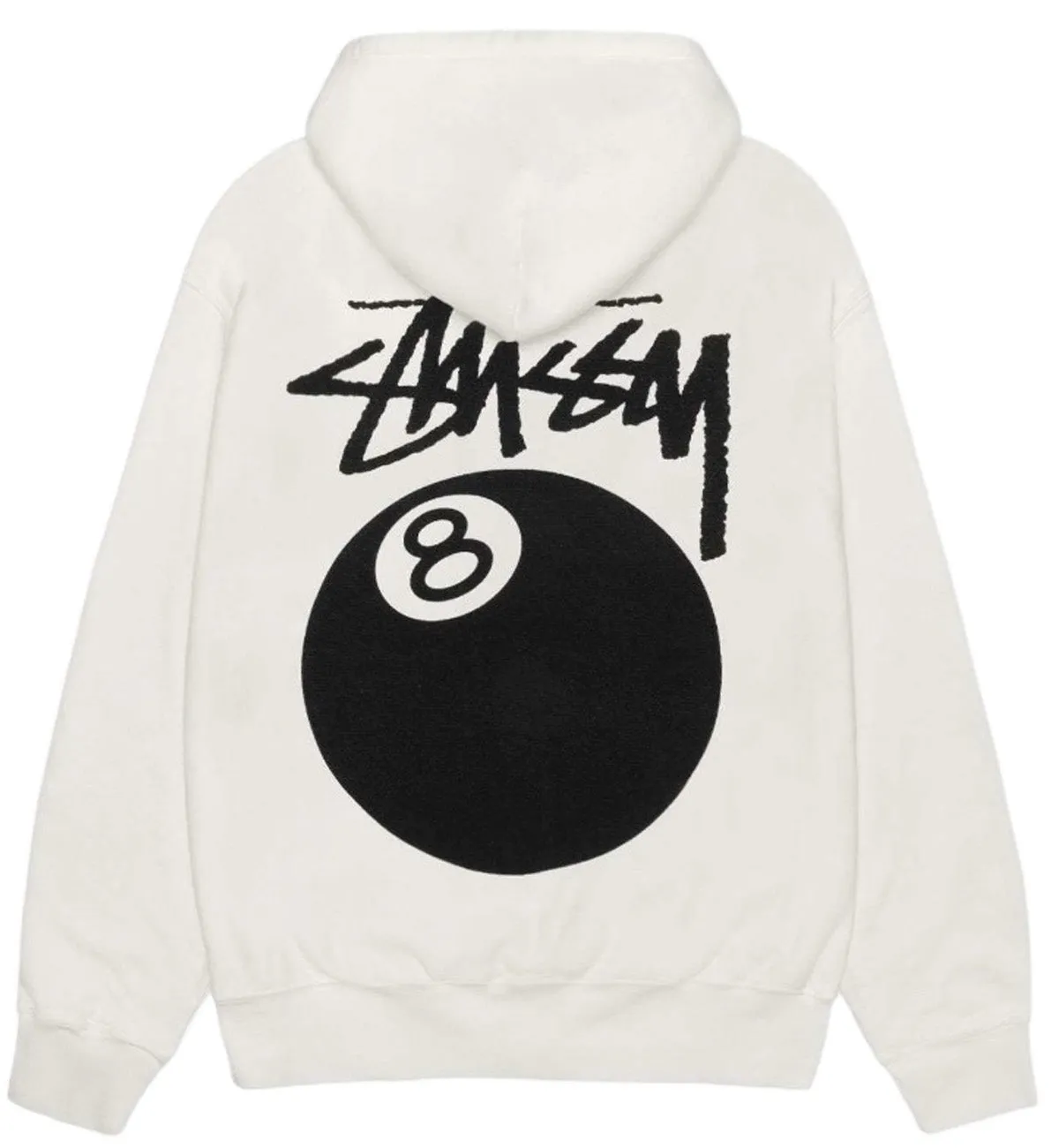 Stussy 8 Ball Hoodie (White)
