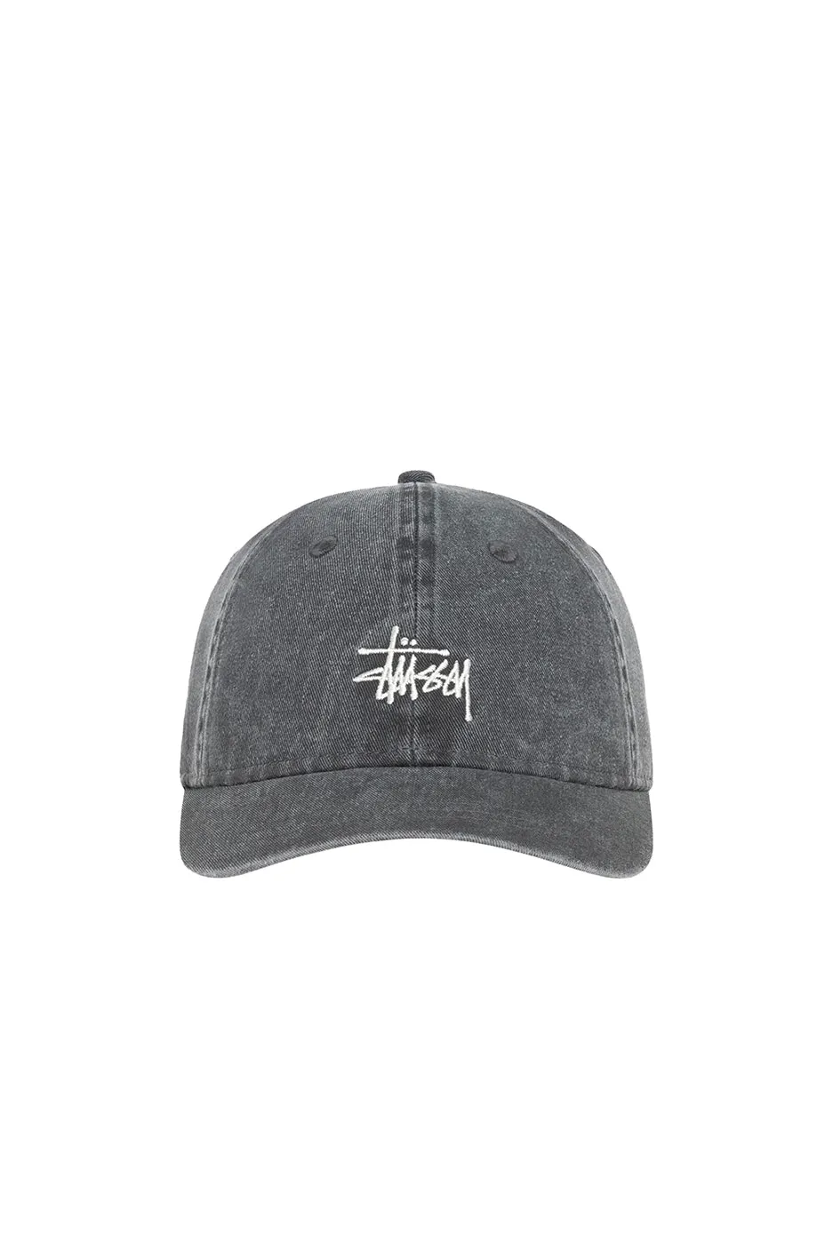 Stussy Basic Stock Washed Low Pro Hat 'Charcoal'