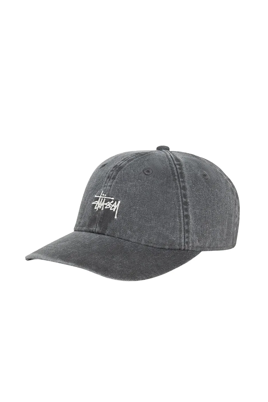 Stussy Basic Stock Washed Low Pro Hat 'Charcoal'
