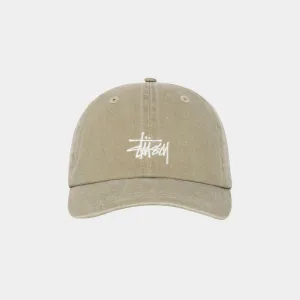 STUSSY BASIC WASHED LOW PRO HAT - FADED TAN