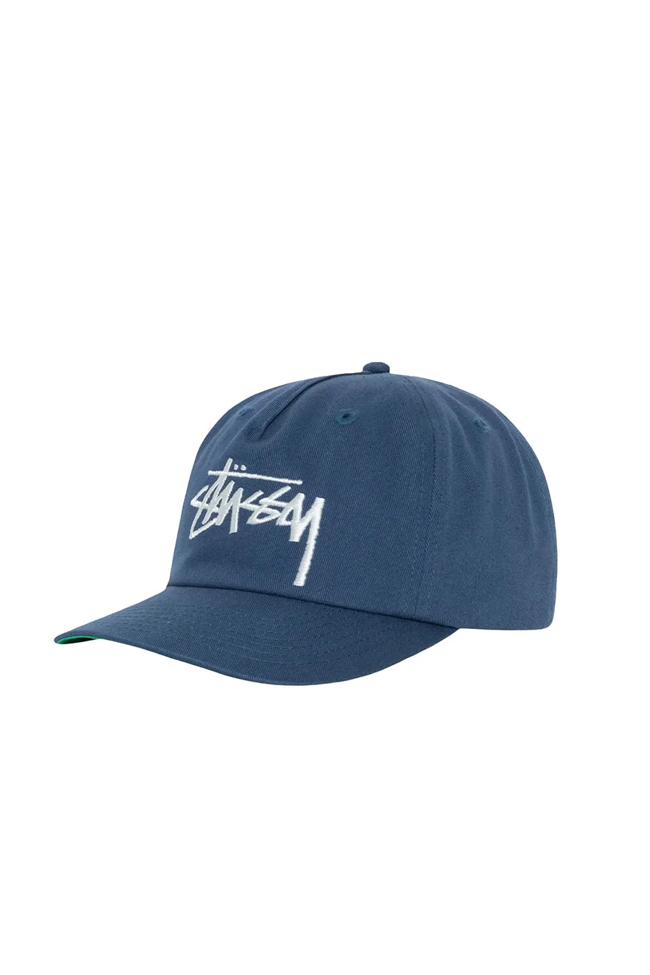 Stussy Big Stock Mid Depth Hat 'Deep Blue'
