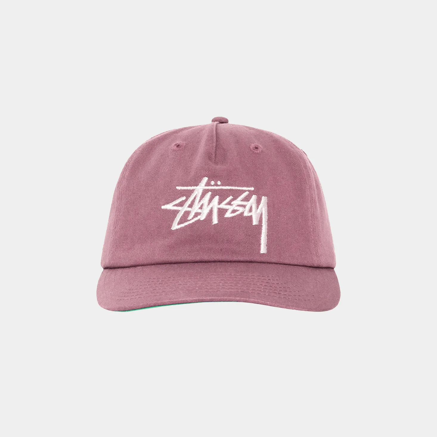 STUSSY BIG STOCK MID DEPTH HAT - PLUM