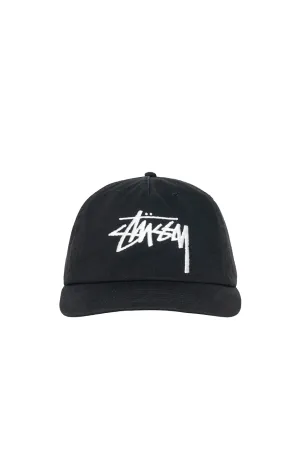 Stussy Big Stock Mid Depth Hat 'Shadow Black'