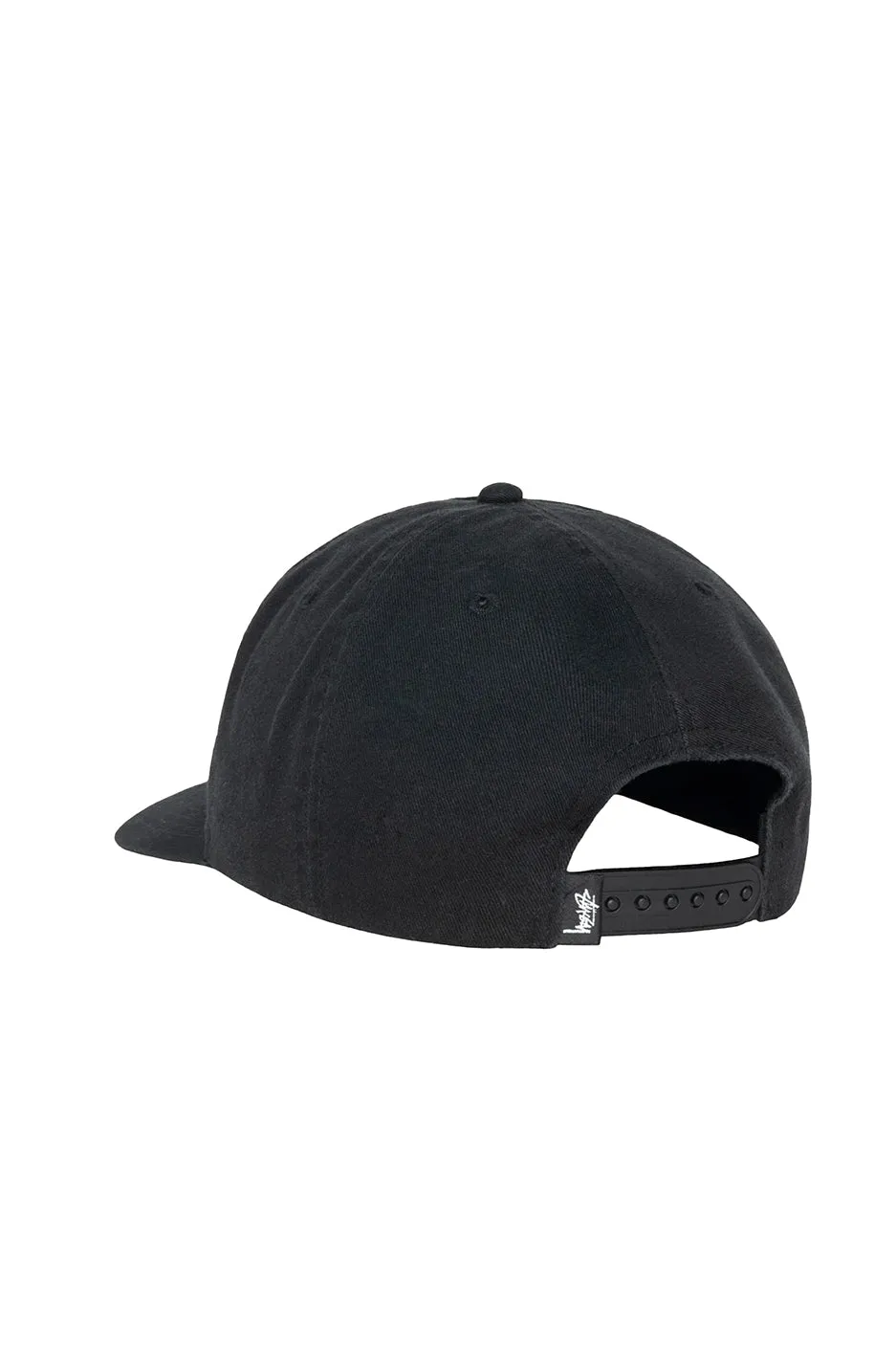 Stussy Big Stock Mid Depth Hat 'Shadow Black'