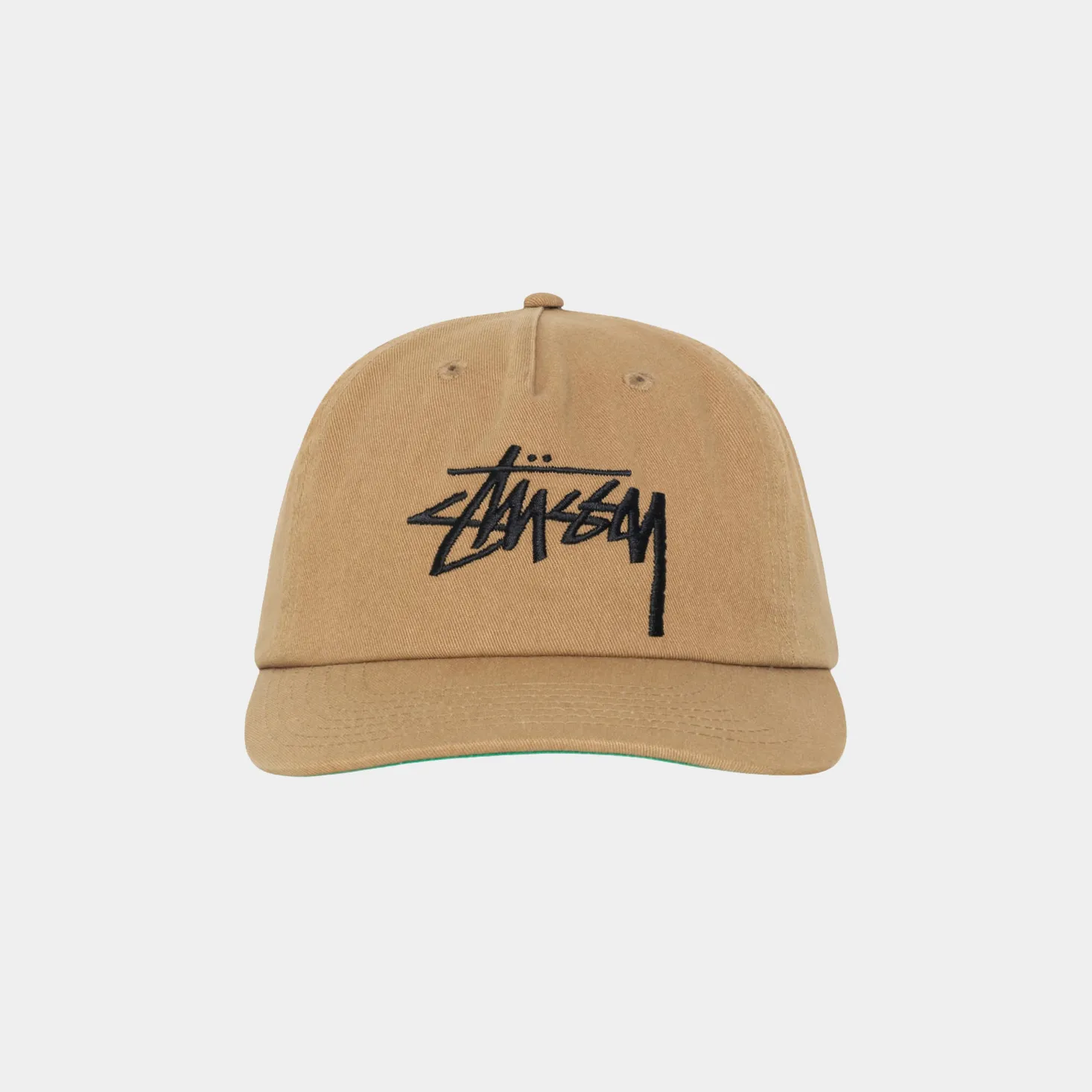 STUSSY BIG STOCK MID DEPTH HAT - TOBACCO