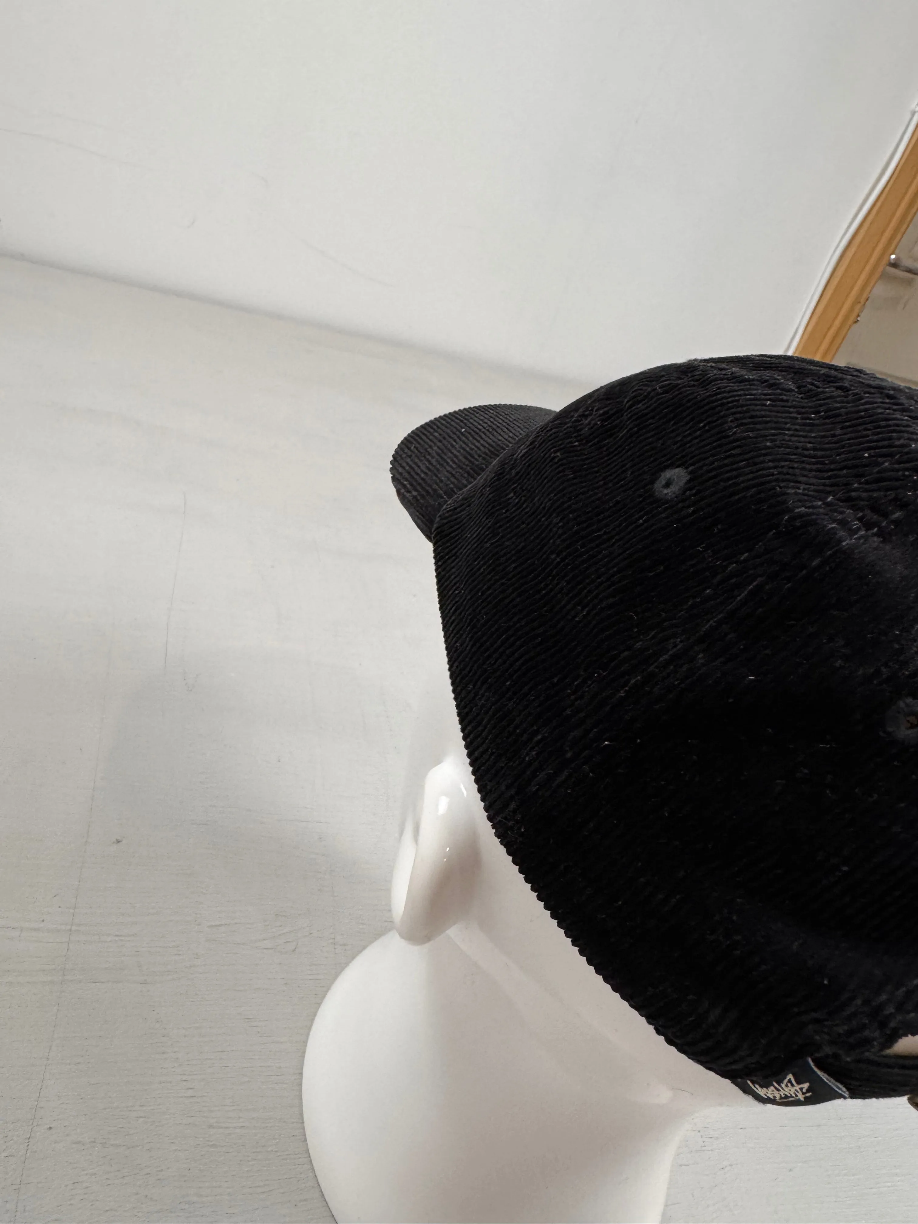 Stussy Black Cord Cap