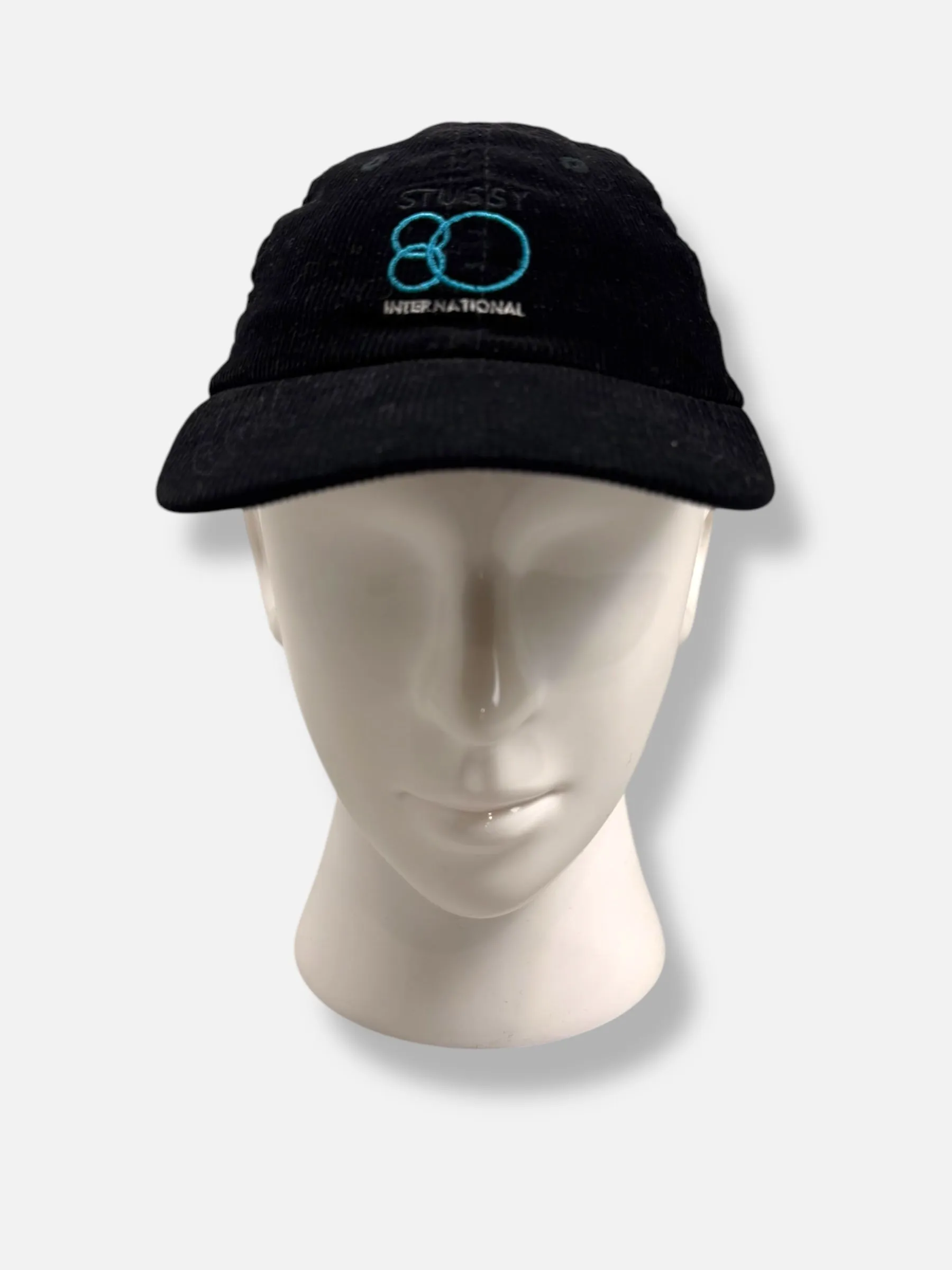 Stussy Black Cord Cap