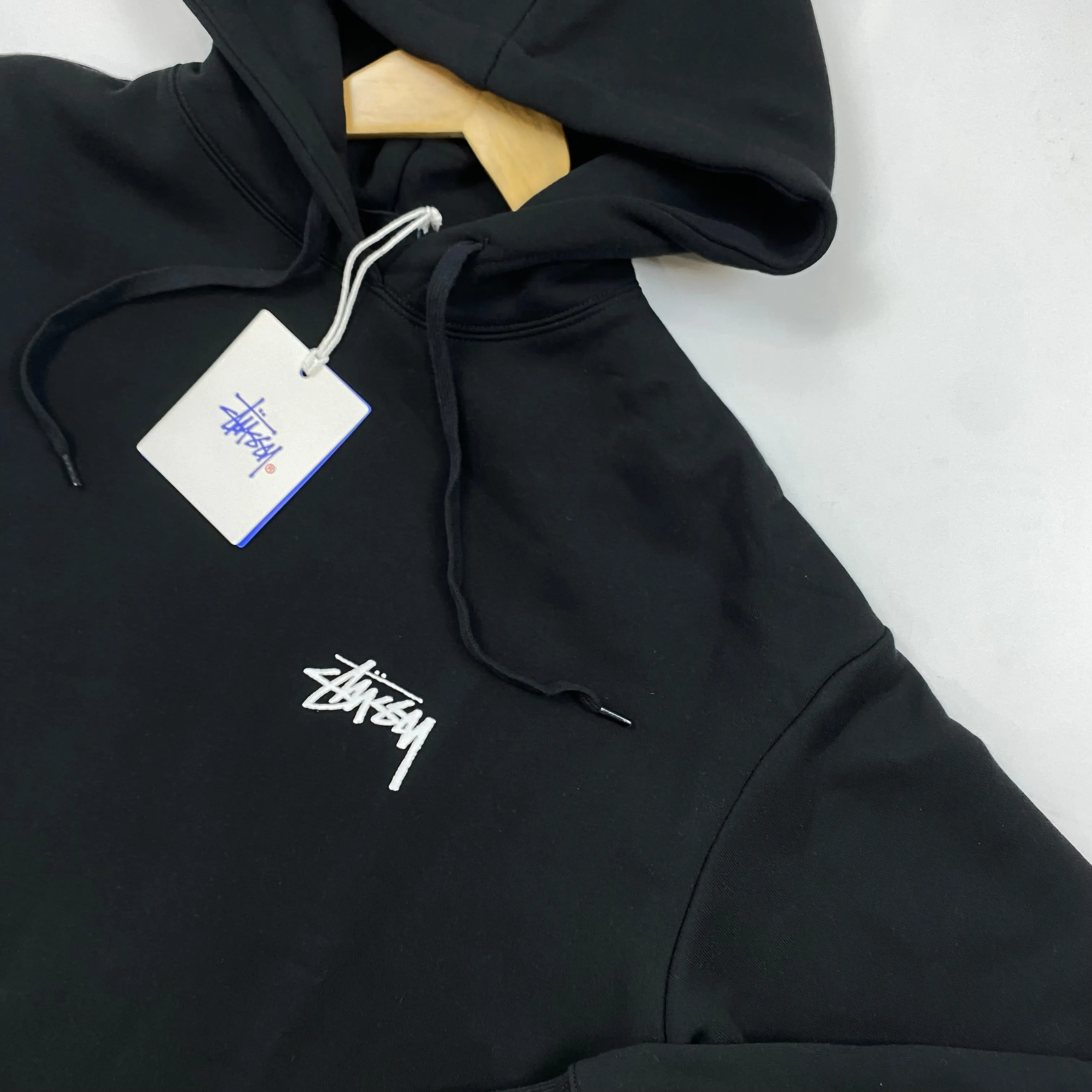 Stussy Black Flaming Dice Hoodie