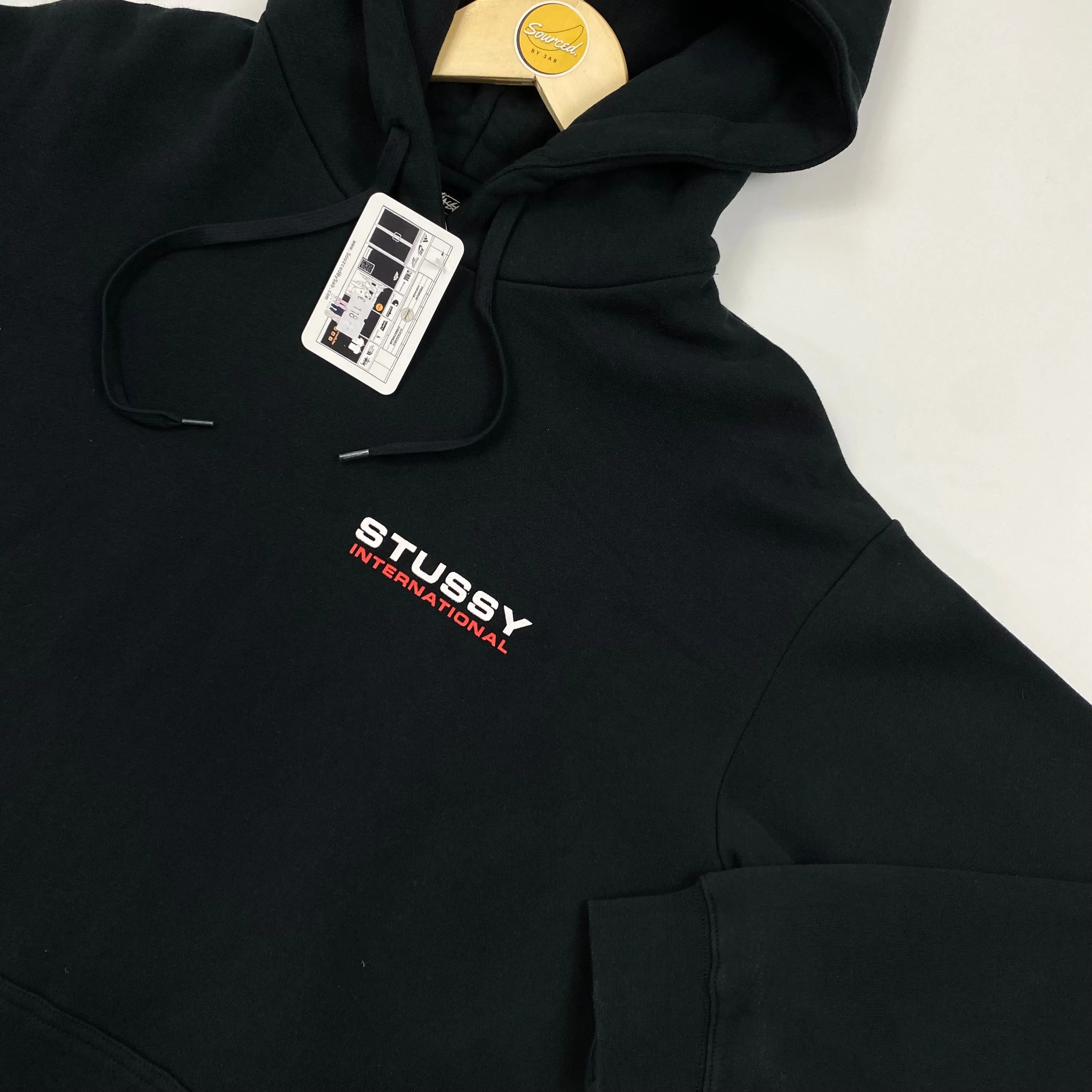 Stussy Black International Hoodie (M)