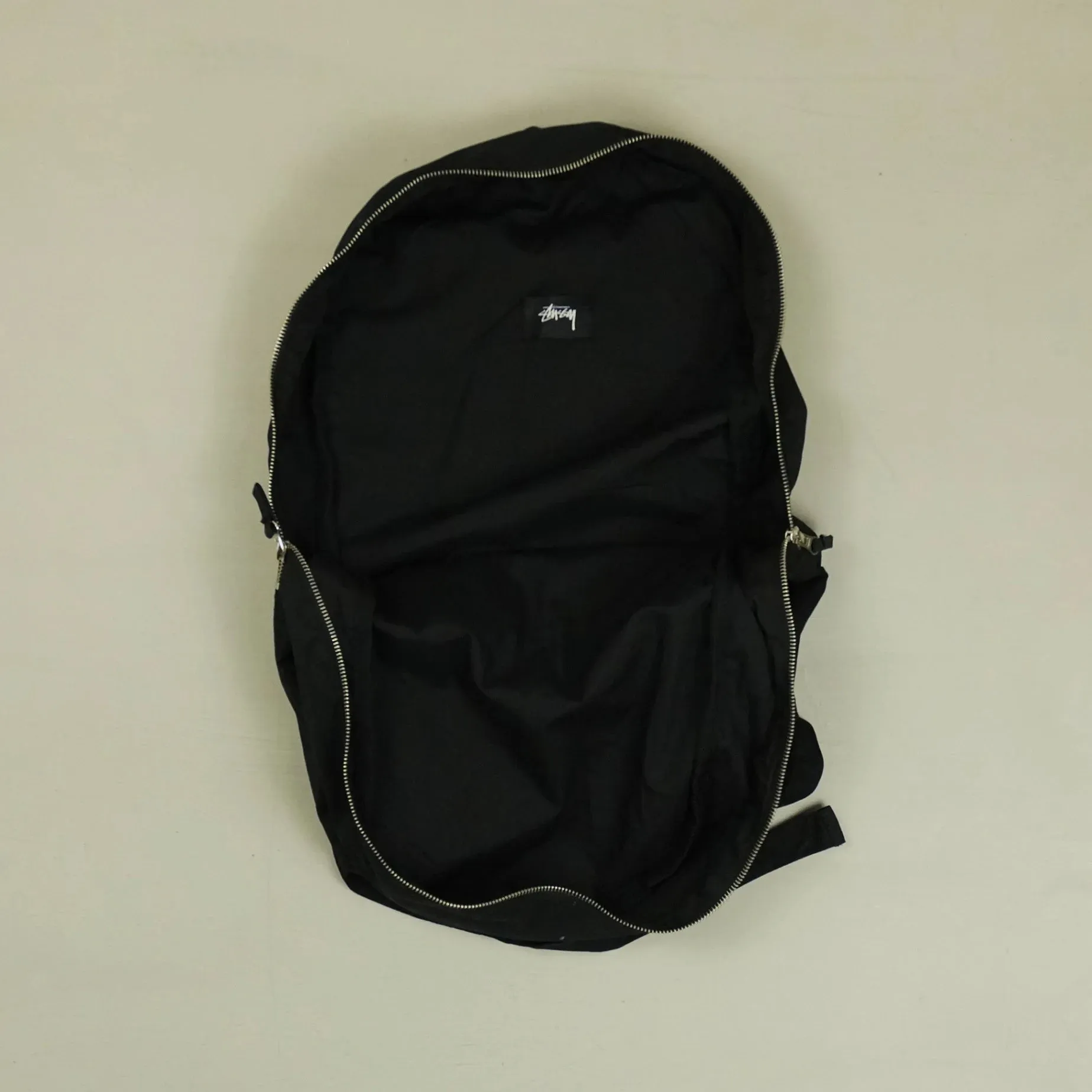Stussy Black Medium Backpack
