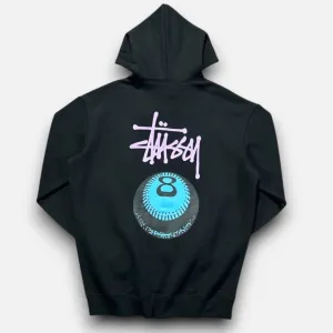 Stussy Blue 8Ball Graphic Hoodie