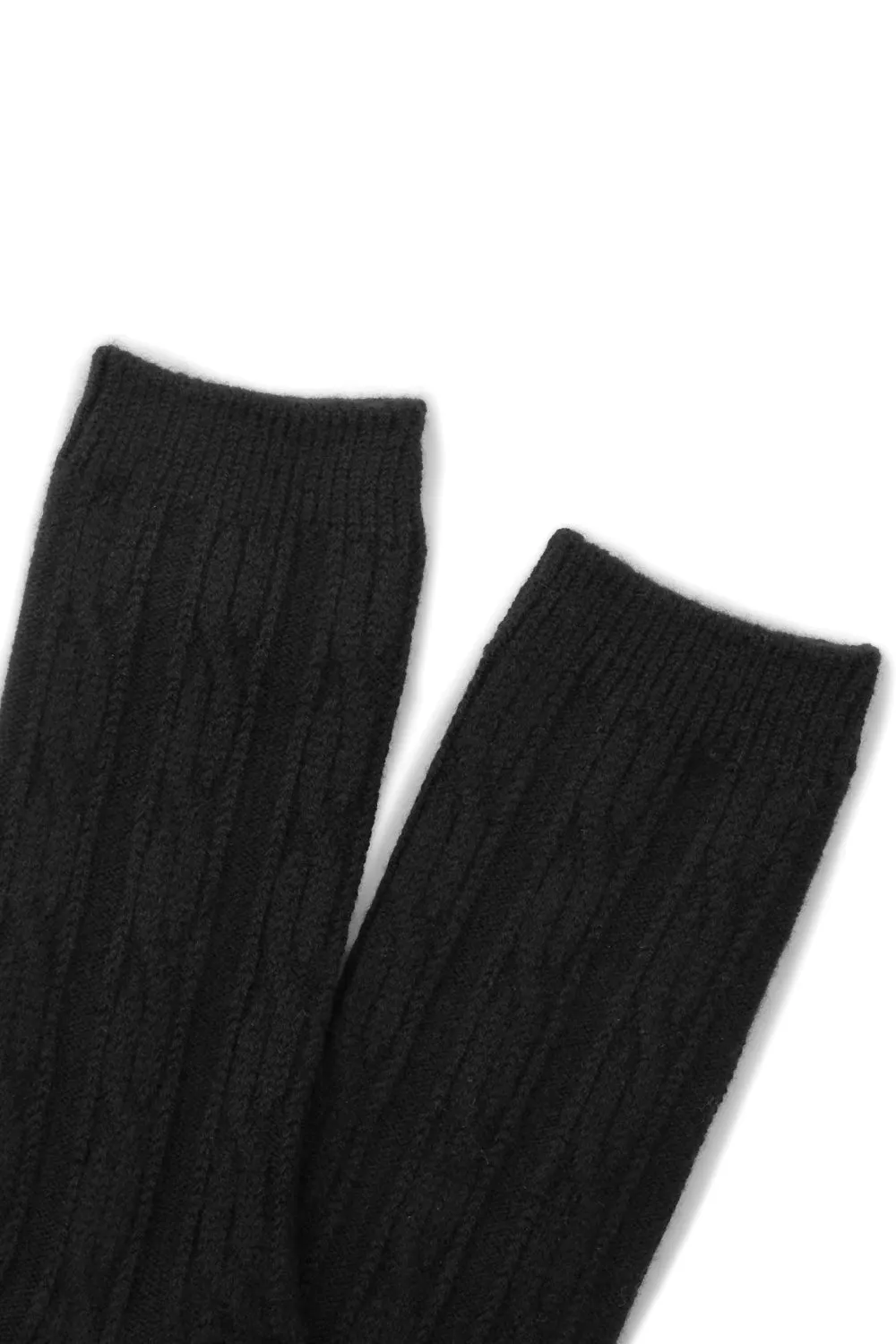 Stussy Cable Knit S Dress Socks 'Black'