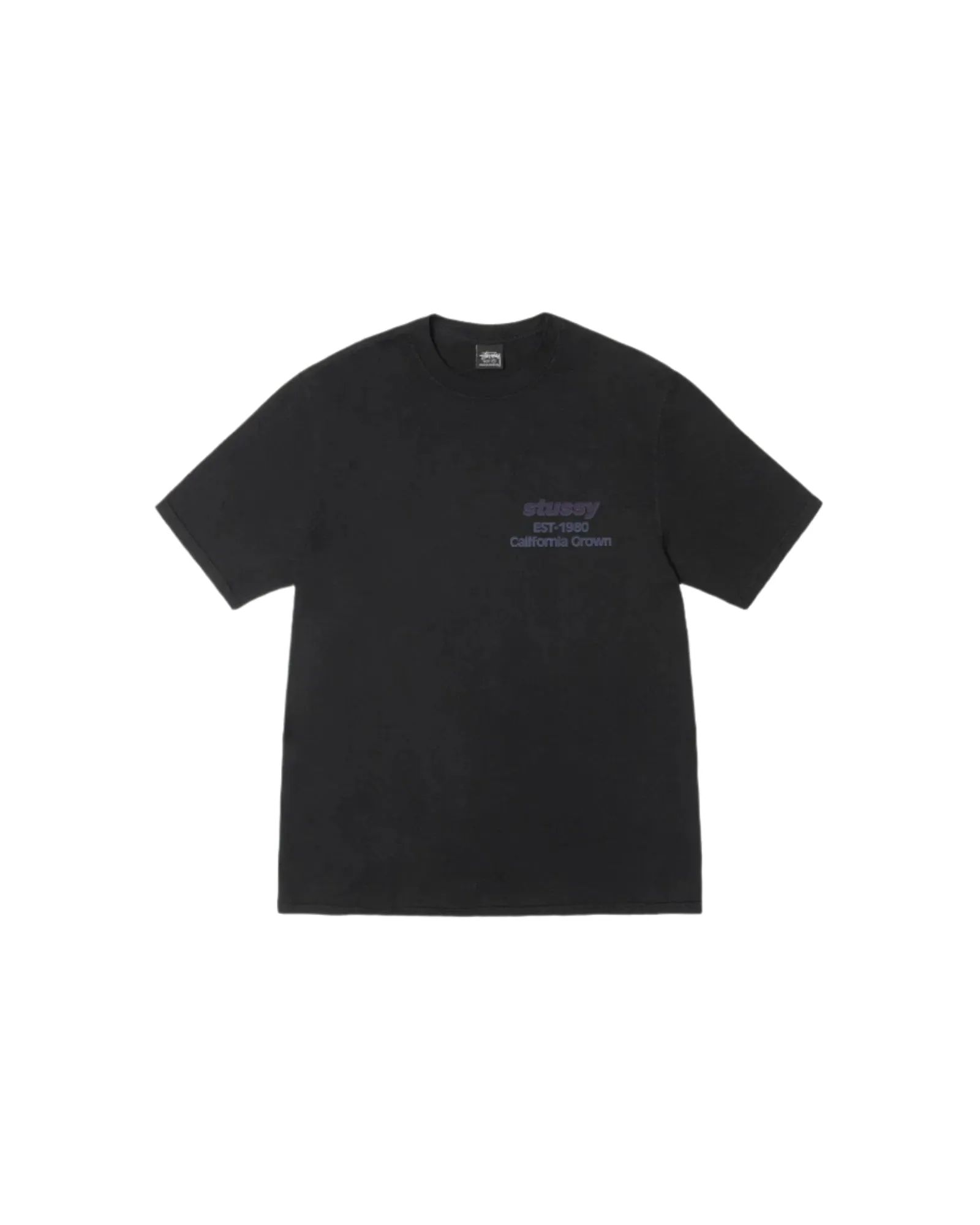 Stussy California Grown Tee Black Pigment Dyed