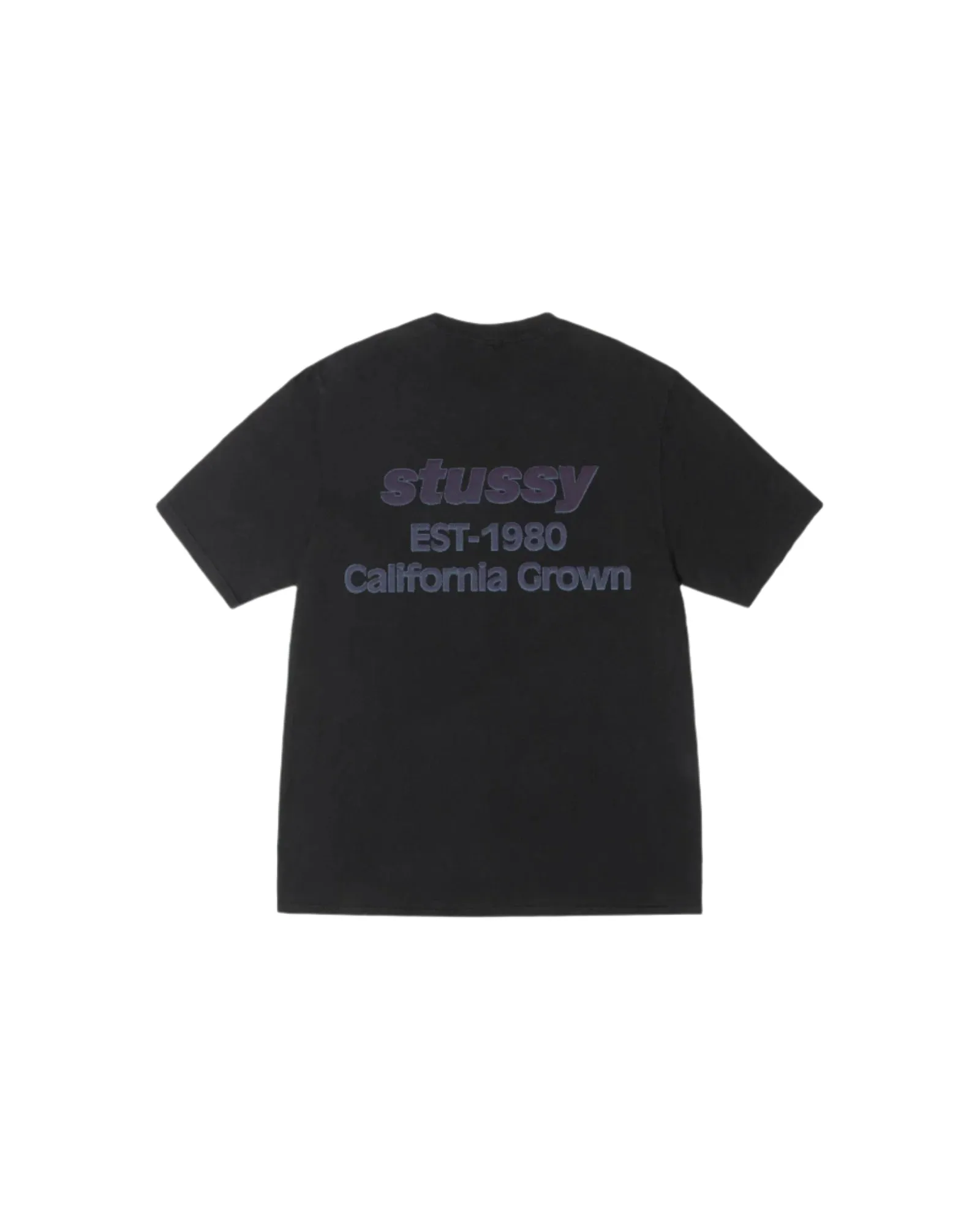 Stussy California Grown Tee Black Pigment Dyed