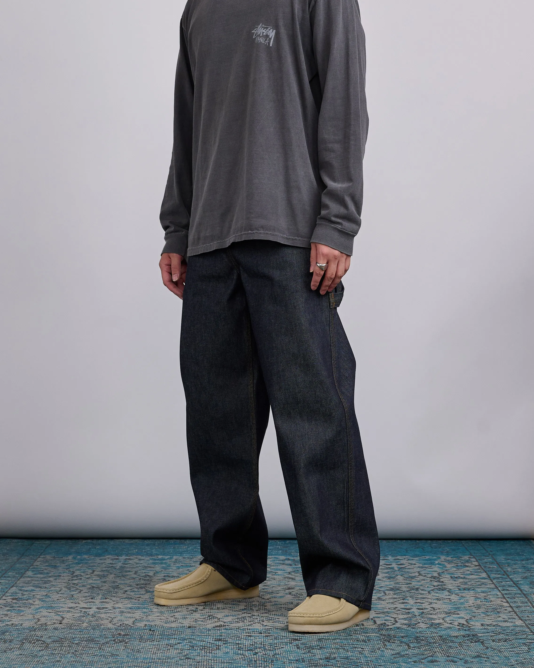 Stussy Carpenter Pant Denim Raw Indigo