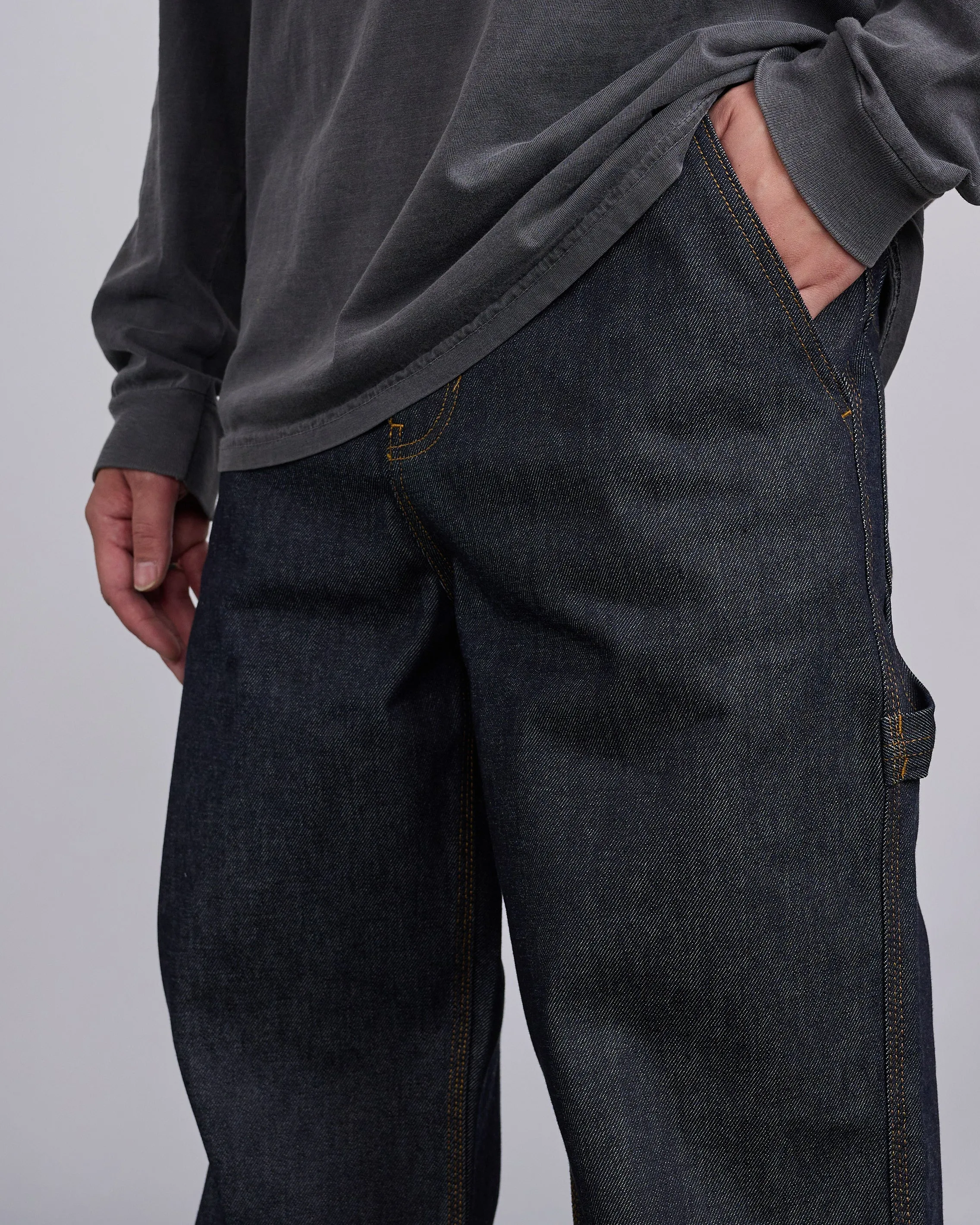 Stussy Carpenter Pant Denim Raw Indigo