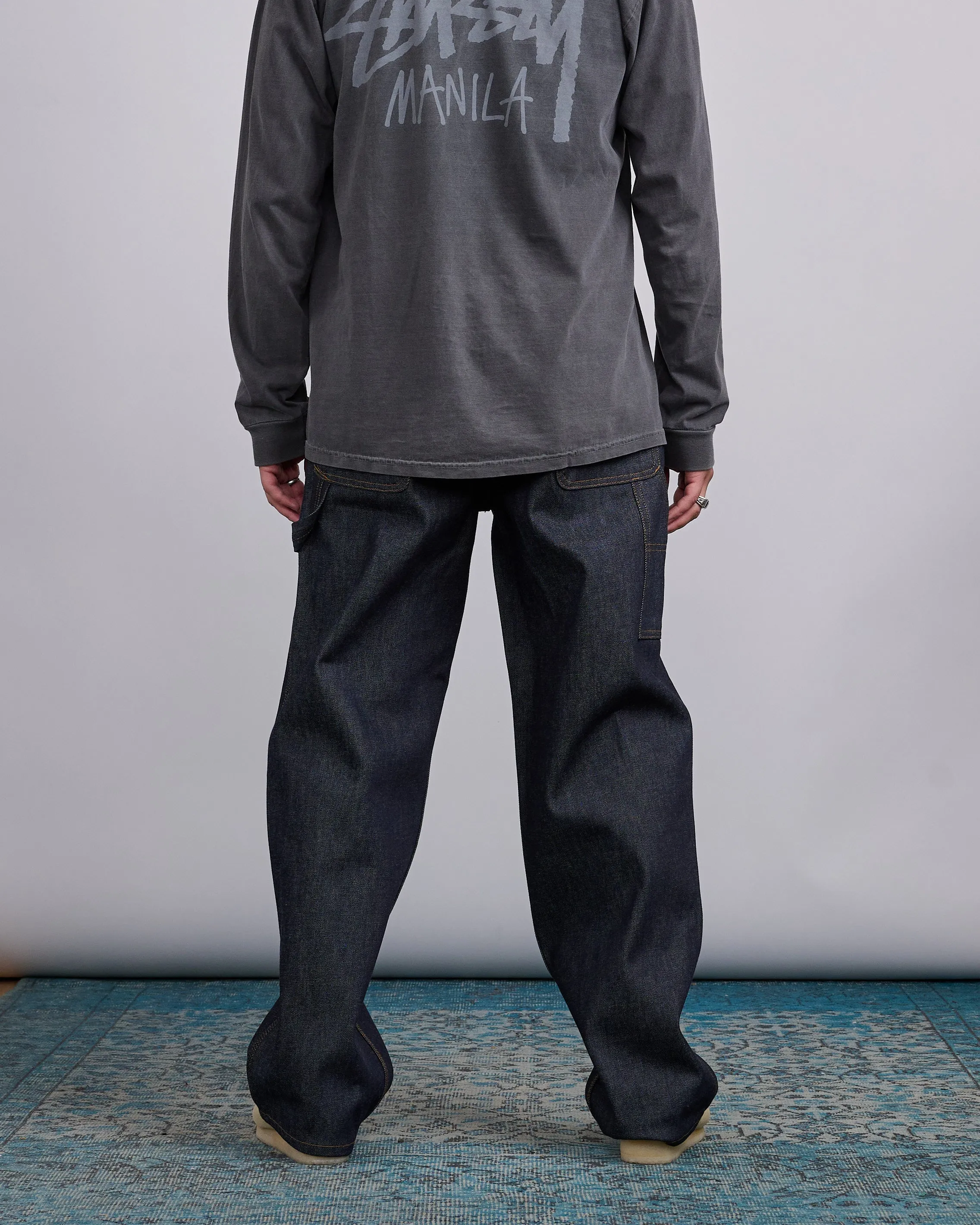 Stussy Carpenter Pant Denim Raw Indigo