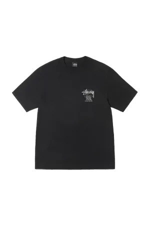 Stussy Classic Gear Pig Dyed Tee 'Black'