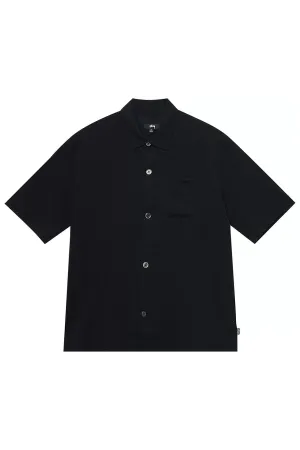Stussy Crinkled Shirt 'Black'