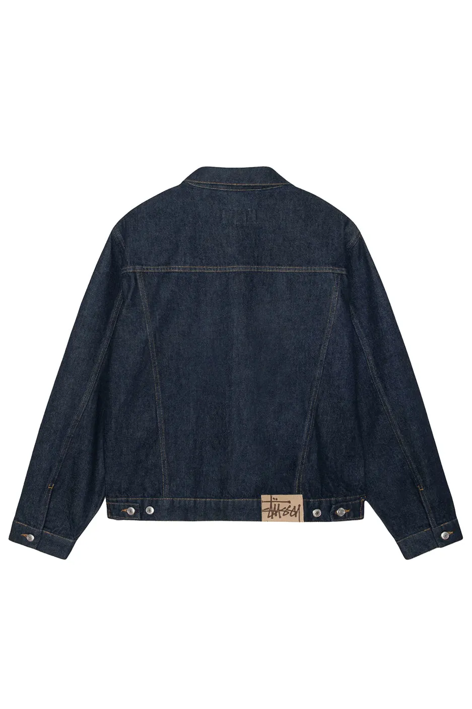 Stussy Denim Trucker Jacket 'Rinsed Indigo'
