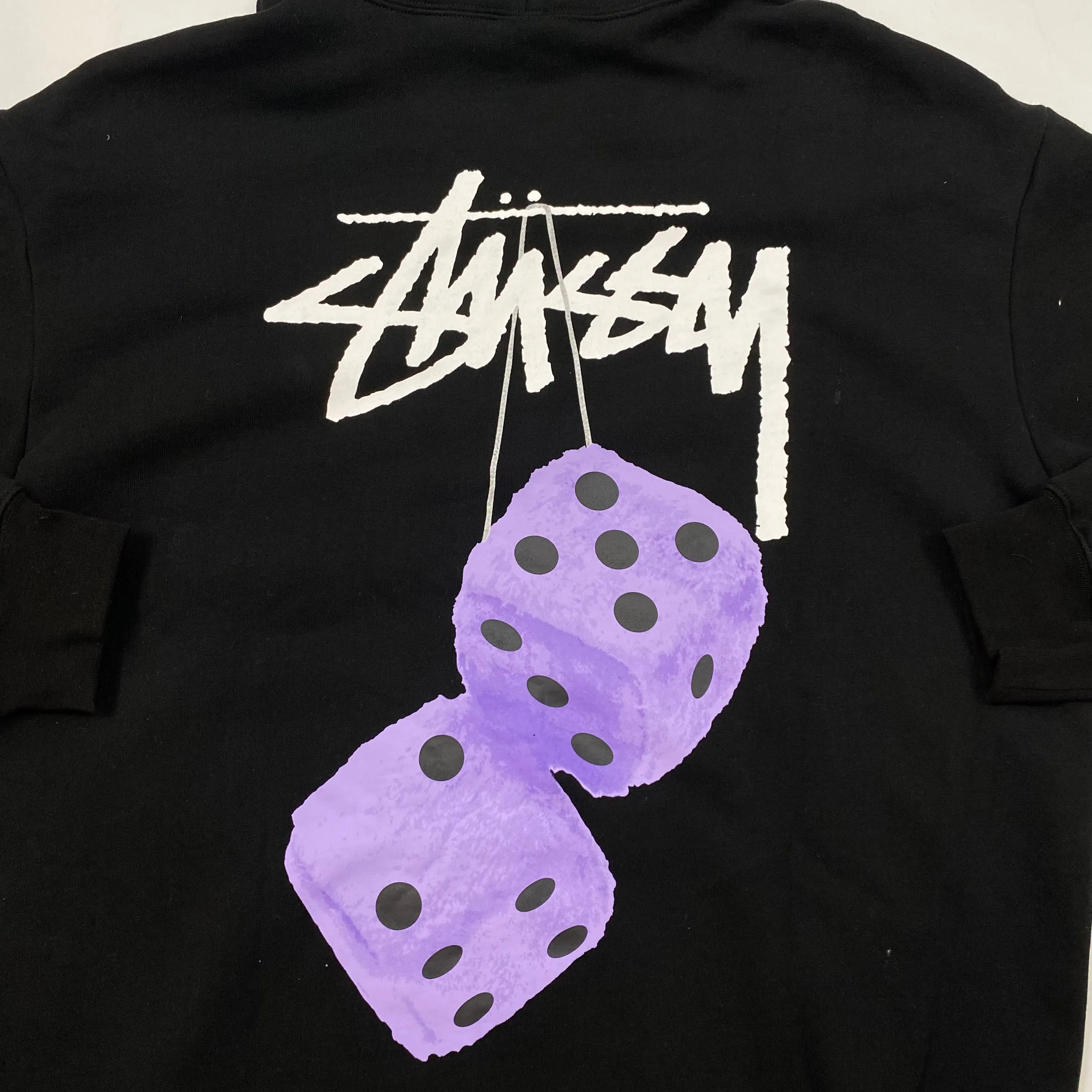 Stussy Dice Purple Graphic Hoodie
