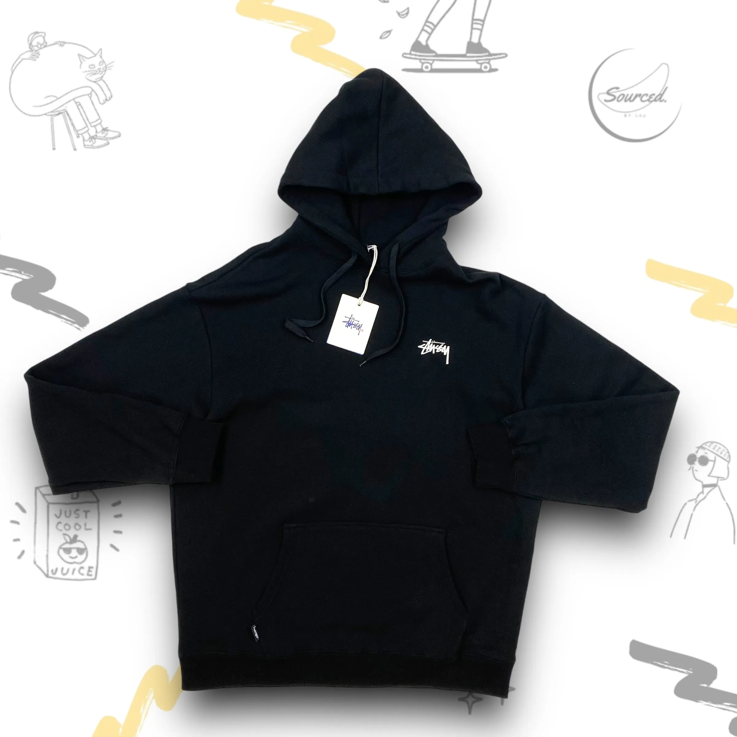 Stussy Dice Purple Graphic Hoodie