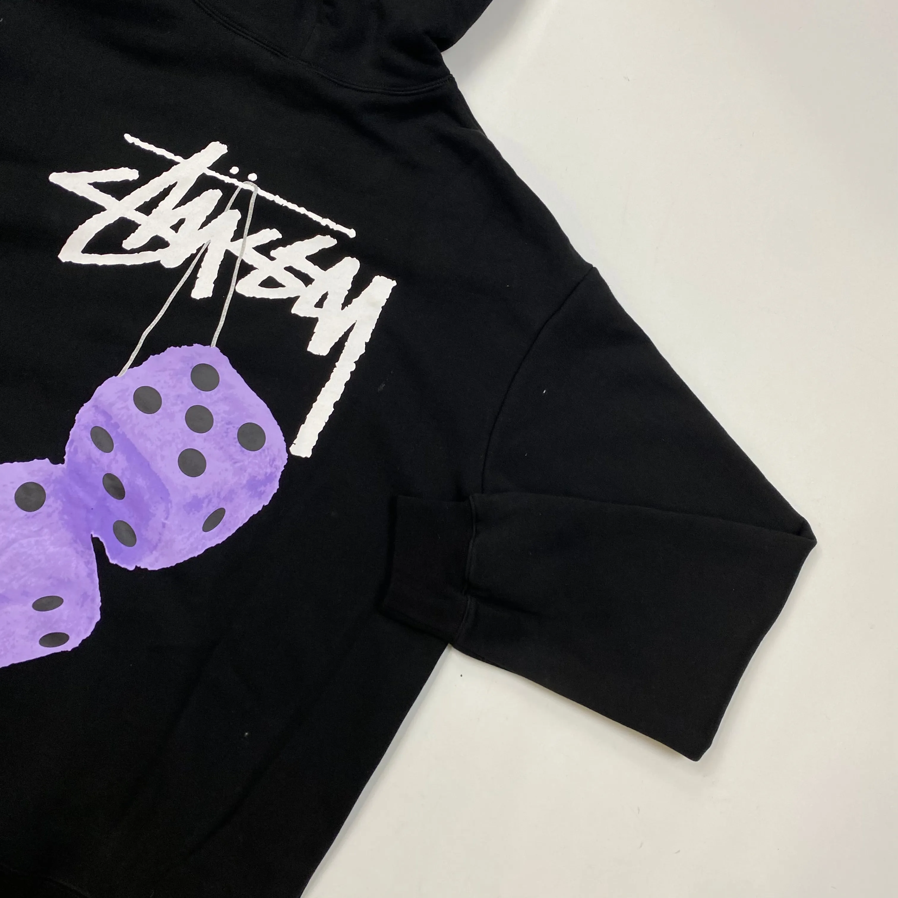 Stussy Dice Purple Graphic Hoodie