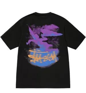Stussy Fallen Angel Pigment Dyed Tee (Black)