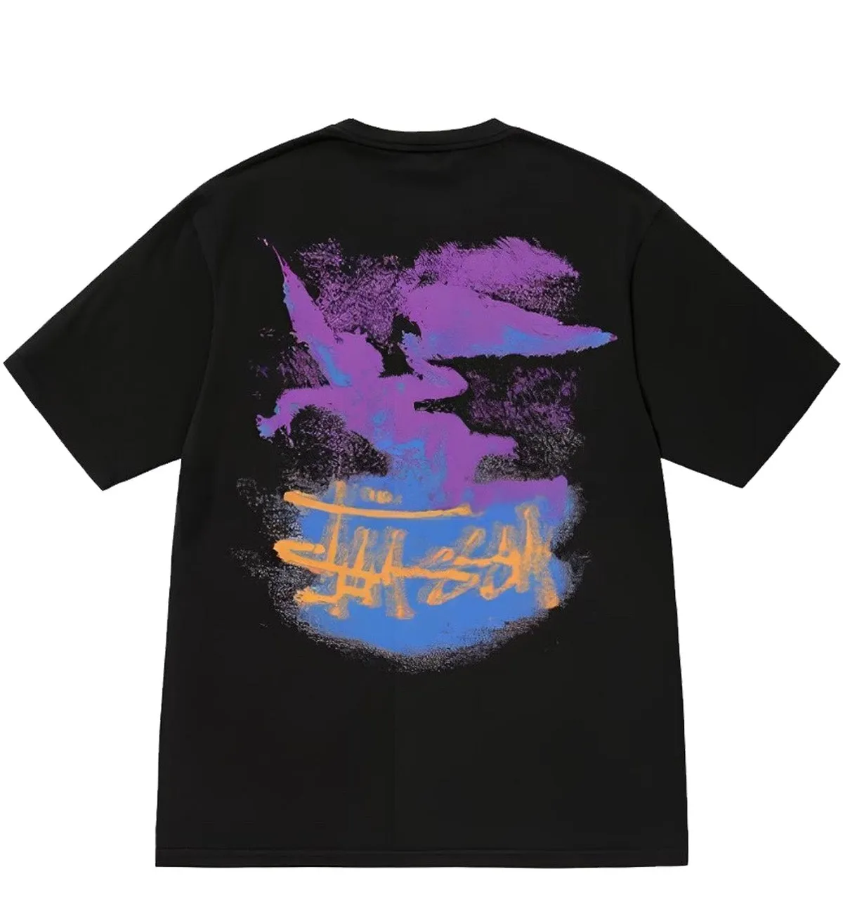 Stussy Fallen Angel Pigment Dyed Tee (Black)