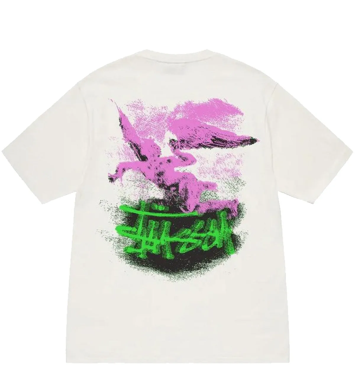 Stussy Fallen Angel Pigment Dyed Tee (White)