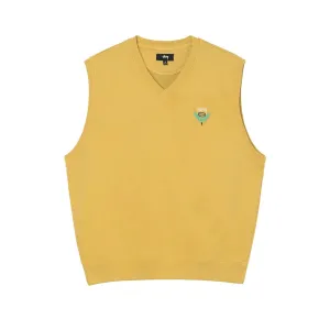 Stussy Fleece  Vest// Yellow
