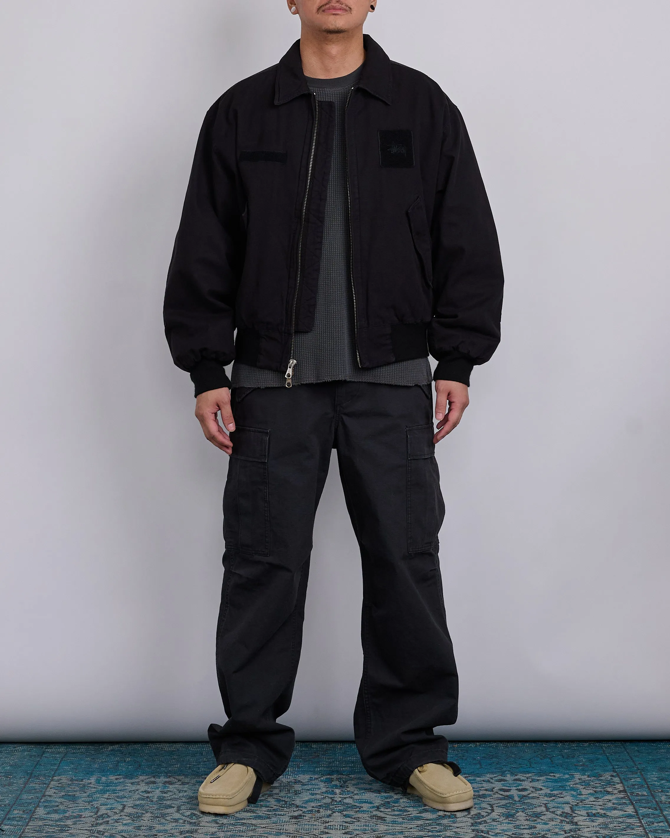 Stussy Flight Bomber Jacket Black