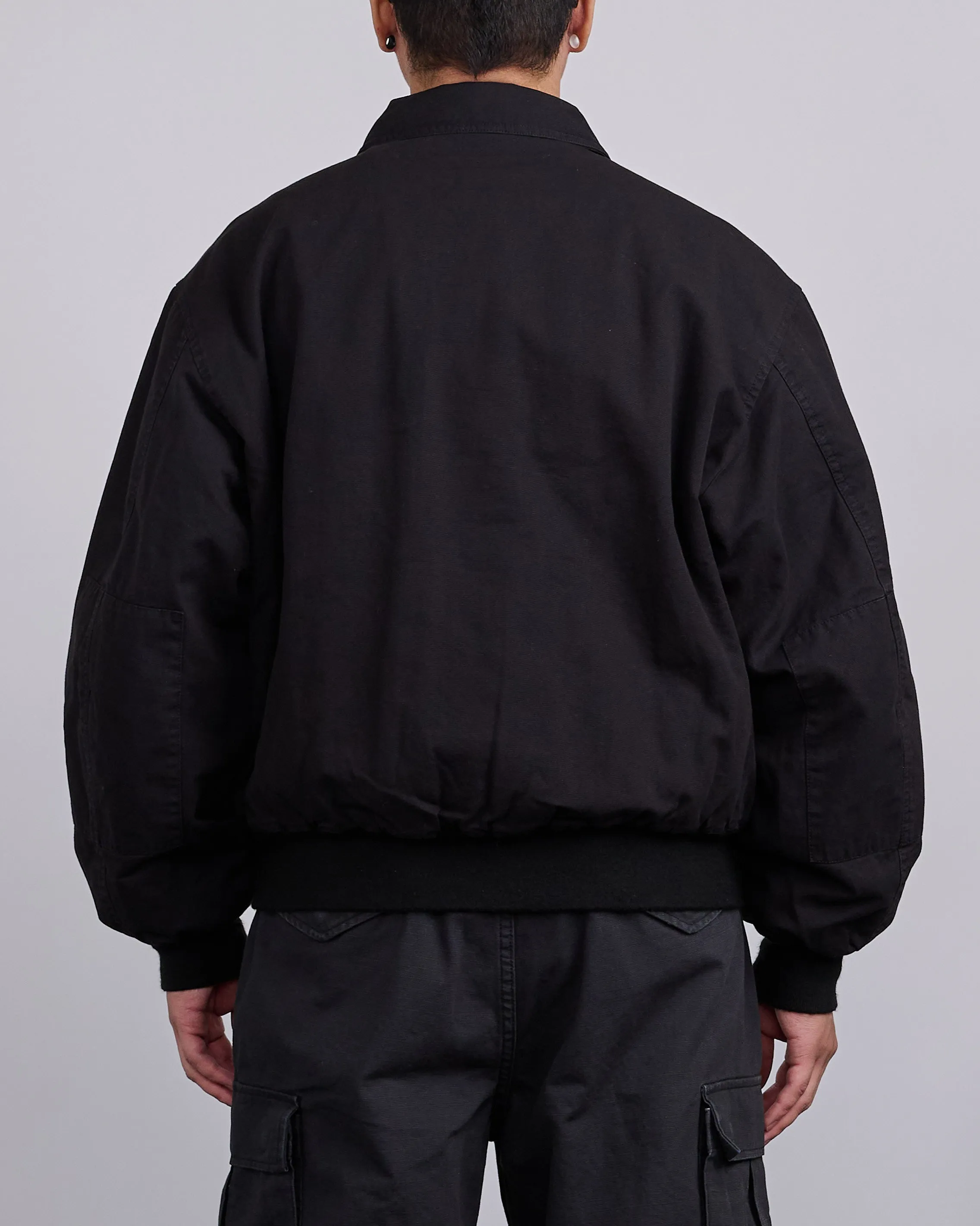 Stussy Flight Bomber Jacket Black