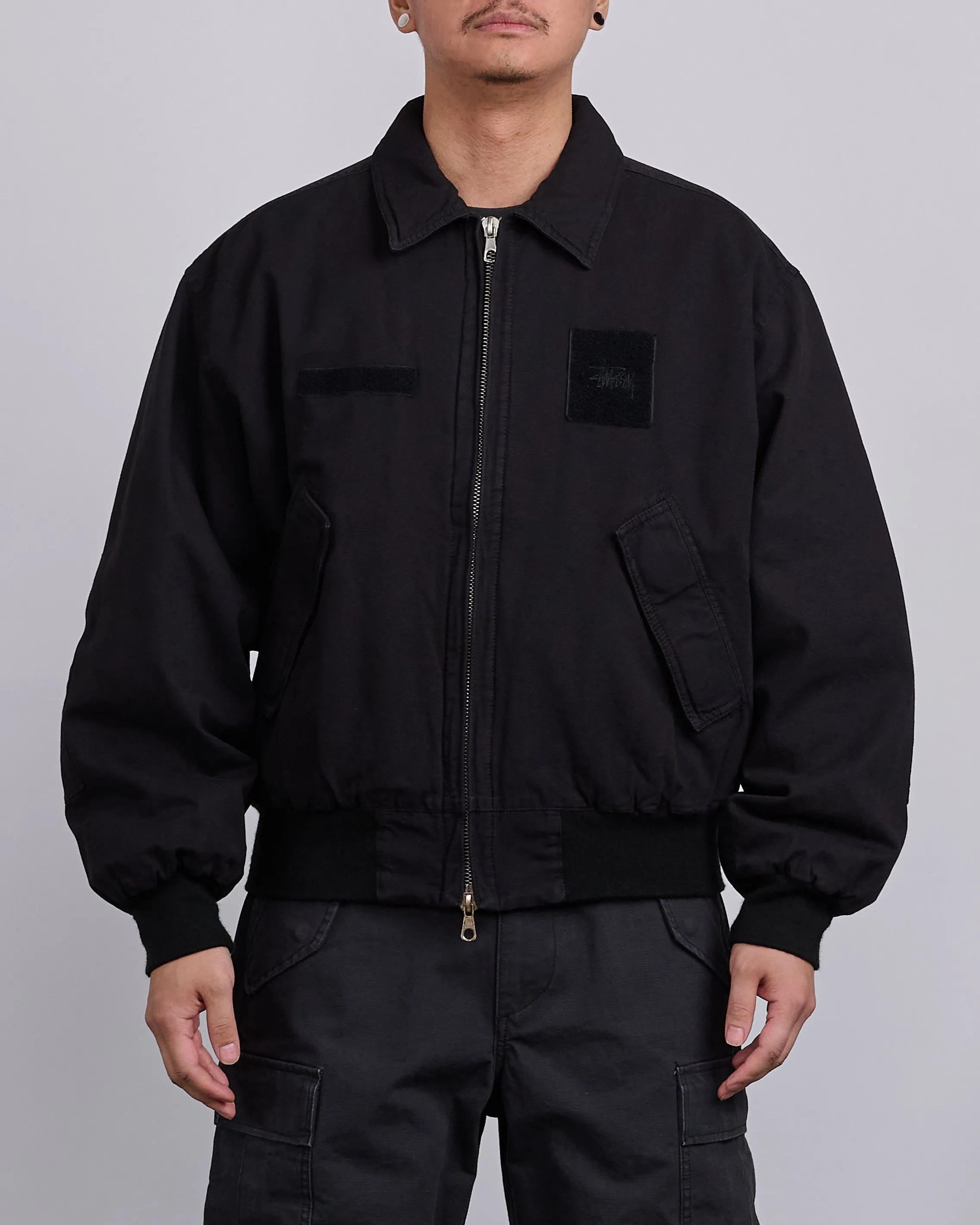 Stussy Flight Bomber Jacket Black